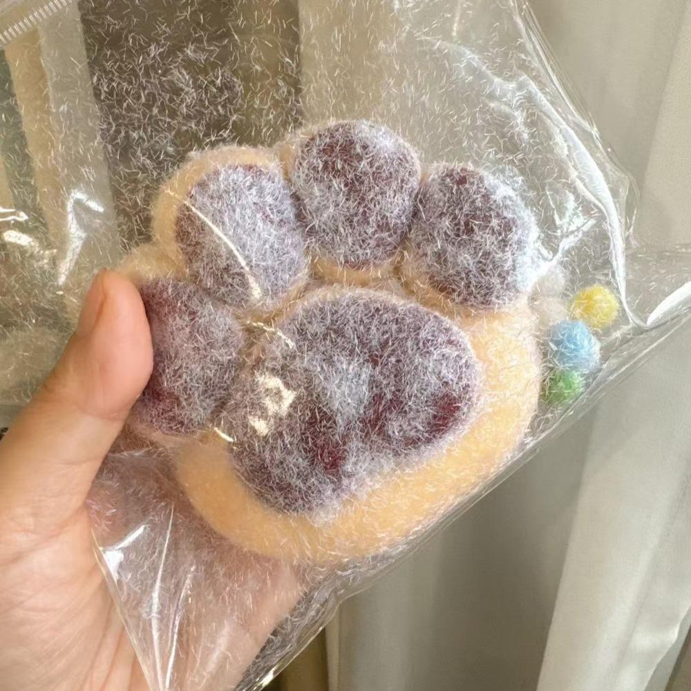 Большая мягкая игрушка-антистресс в виде кошачьей лапы, очень большая сенсорная игрушка-непоседа для снятия тревоги, СДВГ, концентрации внимания, подарок для детей и взрослых