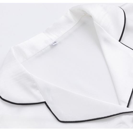 Женская летняя однотонная домашняя одежда с окантовкой из 2 предметов, шорты с коротким рукавом, пижамный комплект, повседневная домашняя одежда с воротником-поло