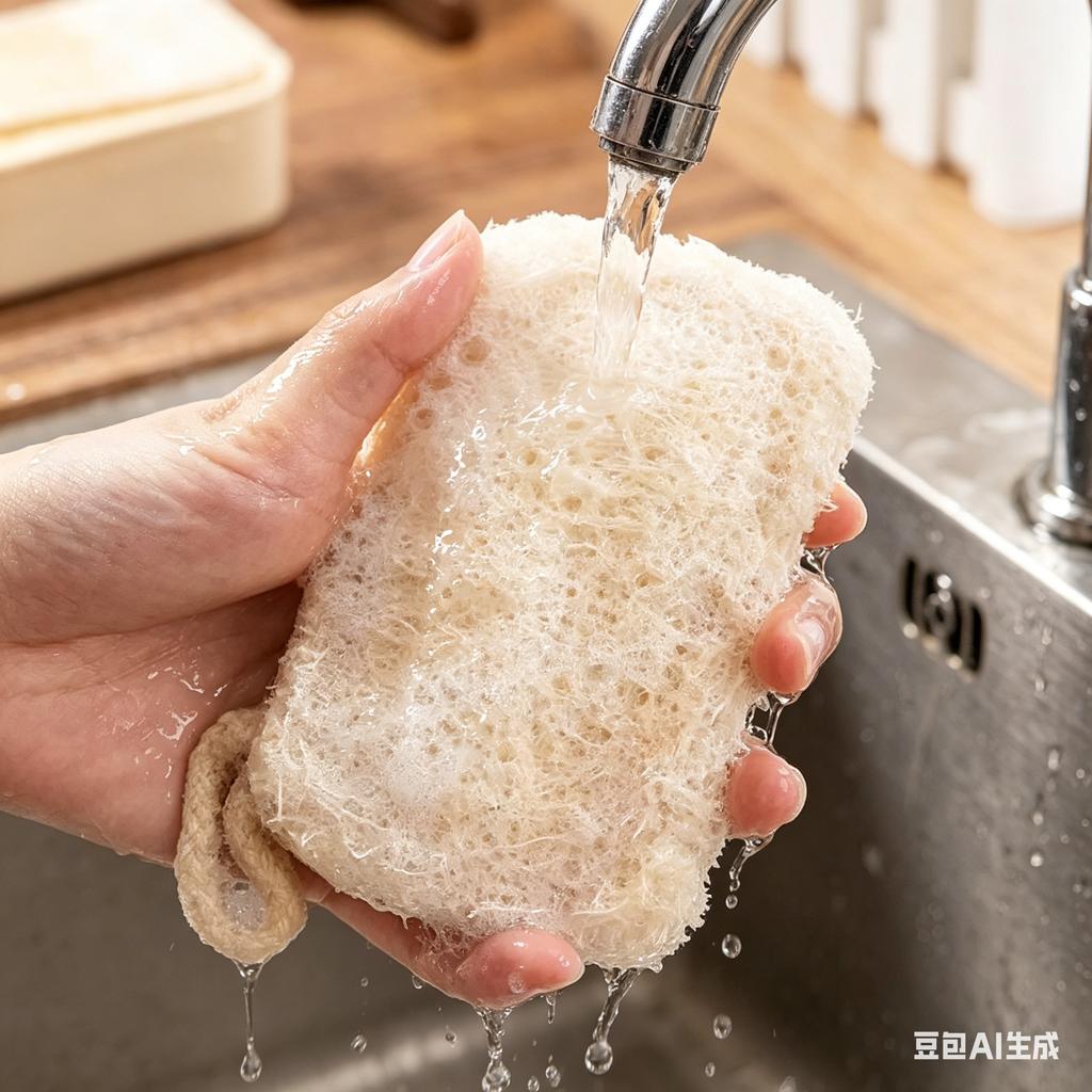 1/3/5/10 шт. Натуральная мочалка-скребок из люфы, растительное волокно, губка для мытья посуды, удалитель жирных пятен, многоразовый кухонный очиститель с веревкой