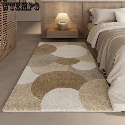 Простой длинный ковер для гостиной, грязеотталкивающий ковер для дивана, ковер для спальни, прикроватный коврик, коврик для эркерного окна