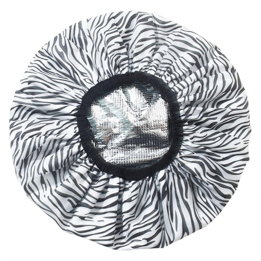 Шапочка для душа, самонагревающаяся шапочка из фольги, термостатическая, гладкая, с маслом для волос, шапочка для выпечки, ванная комната