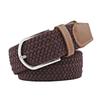 [KASSAI] Ремень из плетеной сетки шириной 120 см и толщиной 3 см (темно коричневый)
