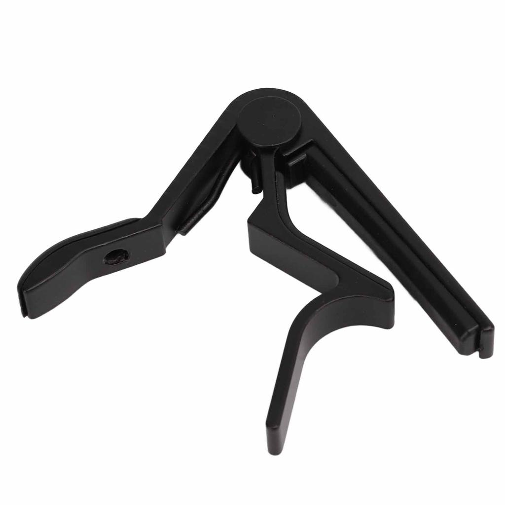 Каподастр быстрого снятия, зажим для струн, набор аксессуаров, комплект с 5 медиаторами для гитары, для баса, банджо, черный