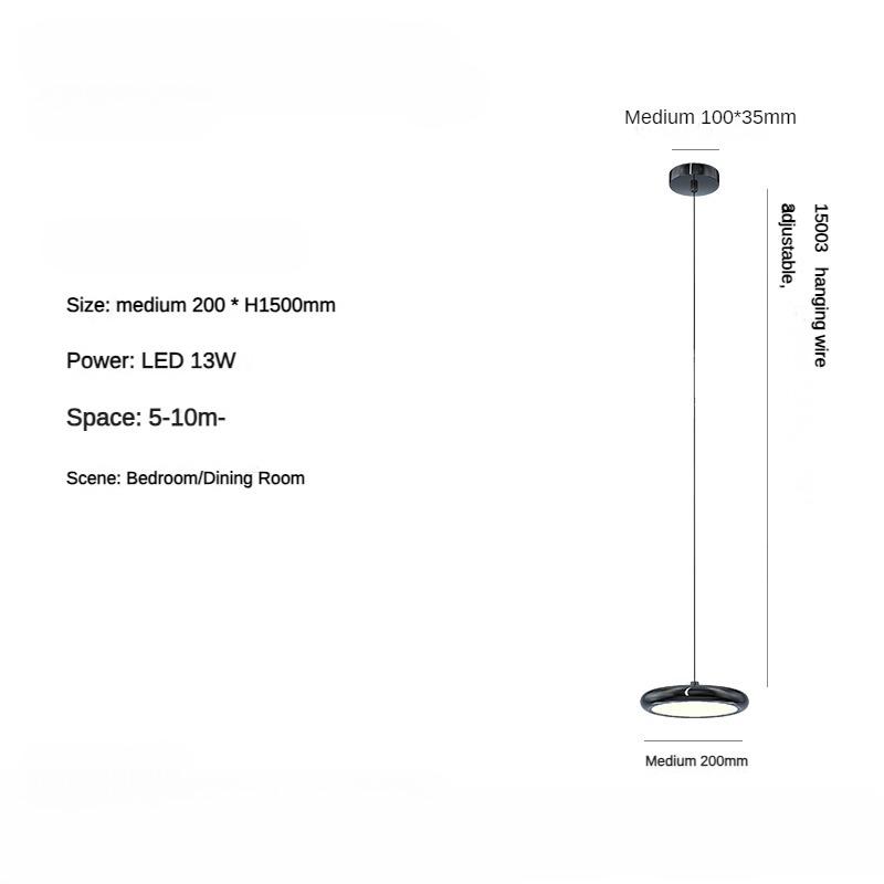 Modern 1/3heads Pendant Light Ceiling Chandeliers Iron Pendant Lamps for Kitchen Bedroom Restaurant Home Bar Hanging Lights