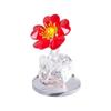 Прозрачная основа Хрустальная статуэтка цветка Ручная работа Настольные растения Ловец солнца День святого Валентина
