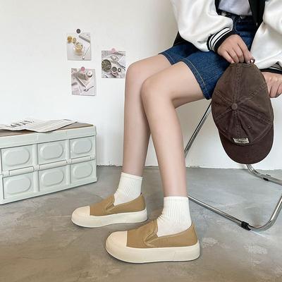 Модные парусиновые туфли для женщин, черная женская обувь, слипоны на низком ходу, новое поступление 2024 года, летняя шикарная элегантная цена с роскошным модным предложением