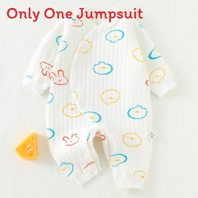 Baby Cotton Snowsuit With 3layer Warmth For Newborns And Infants