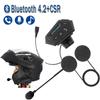 Bluetooth 4.2 гарнитура для шлема беспроводной набор для звонков без помощи рук мотоцикл водонепроницаемые наушники MP3 музыкальный плеер динамик для мотоцикла