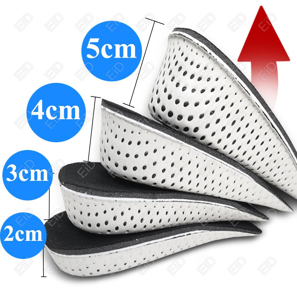 Memory Foam Invisible Height Increase Insole EVA Heel Lifting Inserts 2/3/4/5CM Shoe Lifts Shoe Pads Elevator Insoles for Unisex