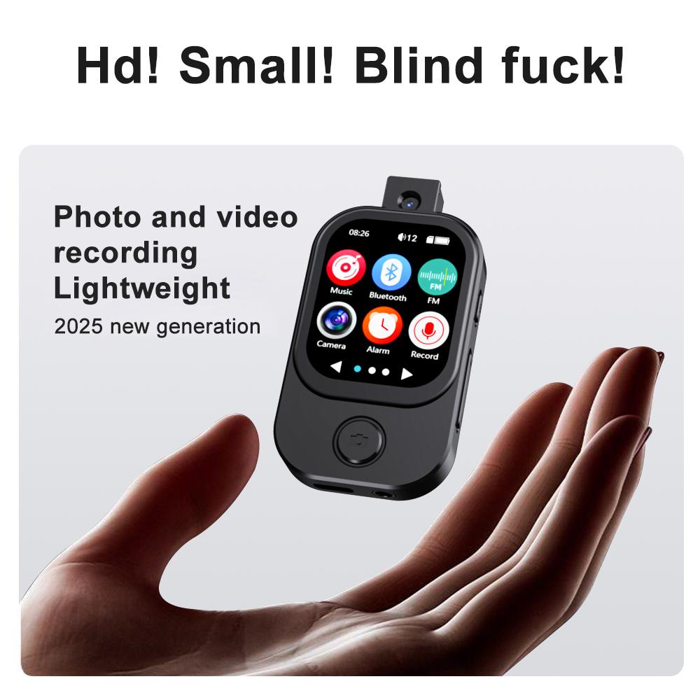 MP3-плеер Bluetooth 5.4 Walkman Hi-Fi звук MP3-плеер Камера Спортивный Walkman с FM-радио Записью Сделать снимок