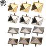 100pcs Pyramid Punk Rivets 4 Claw Metal Studs for Bracelets Clothing Shoes Handbag