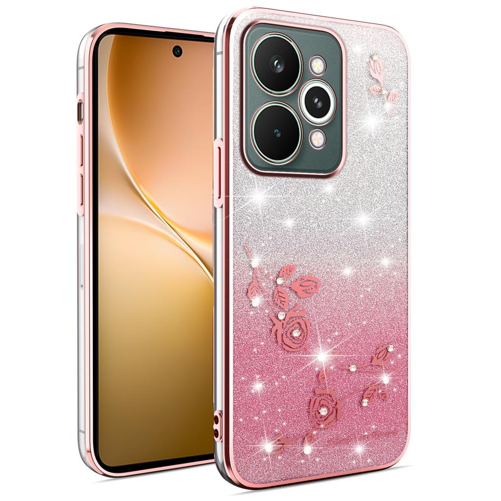For Realme 15 5G Case Flower TPU Flexible Gradient Phone Cover