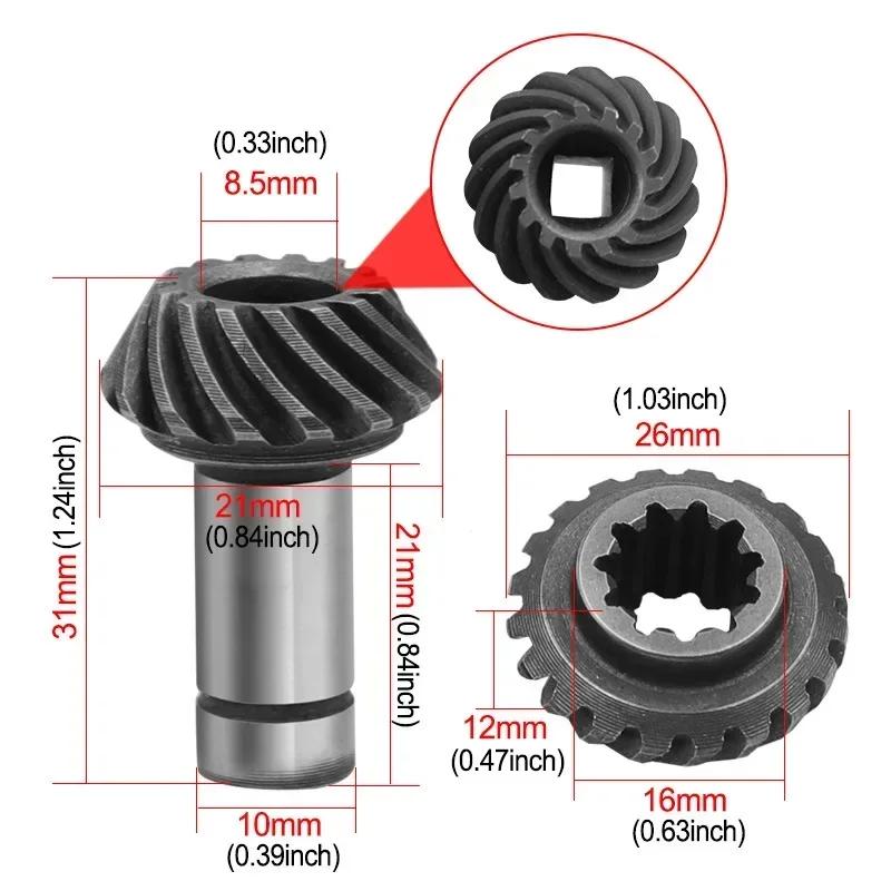 Триммер для травы Редуктор Мотокоса Жатка Газонокосилка Рабочая головка редуктор Мотокультиватор Электроинструмент Запасные аксессуары Черный редуктор