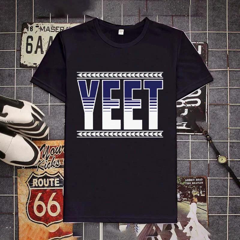 Ретро футболка Jey Uso Yeet Забавные цитаты Wresting Lovers Графическая футболка Мягкая унисекс футболка с круглым вырезом Летняя футболка Модные топы