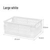 Carefully Selected Foldable Desktop Storage Basket - Plastic Hollow Design for Daily Home Use
