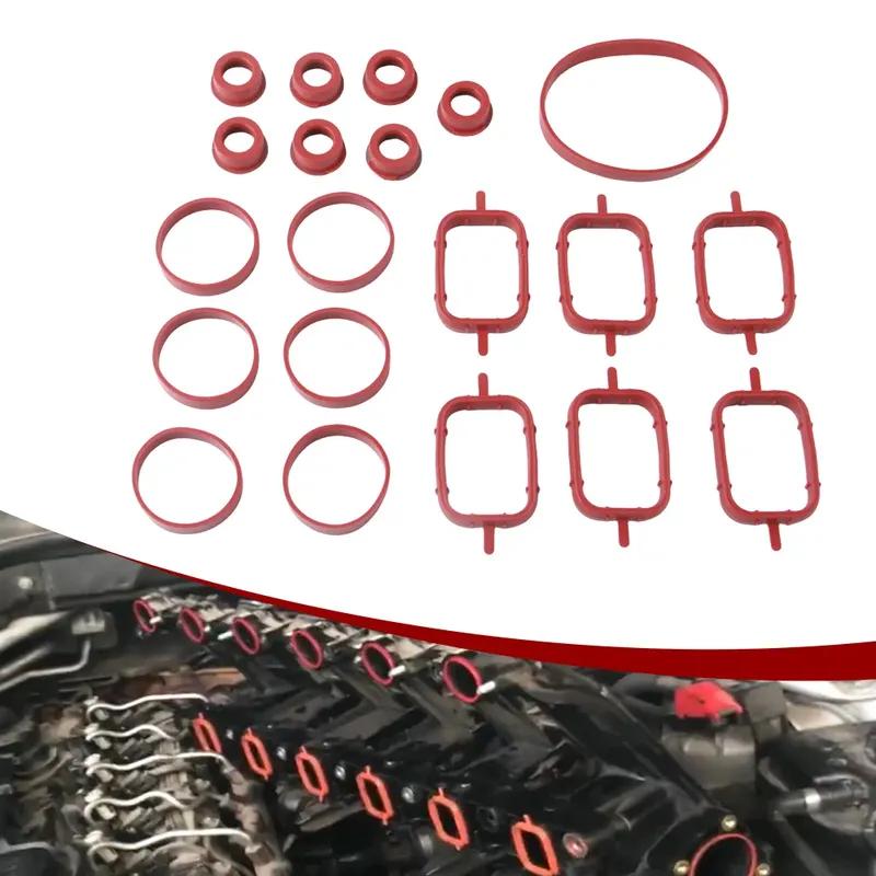 6 x 33mm Gasket kits for bmw N52 N54 N55 M57 intake manifold OE 11617800585 3.0L 325i 330i 335i 525i 530i X3 X5