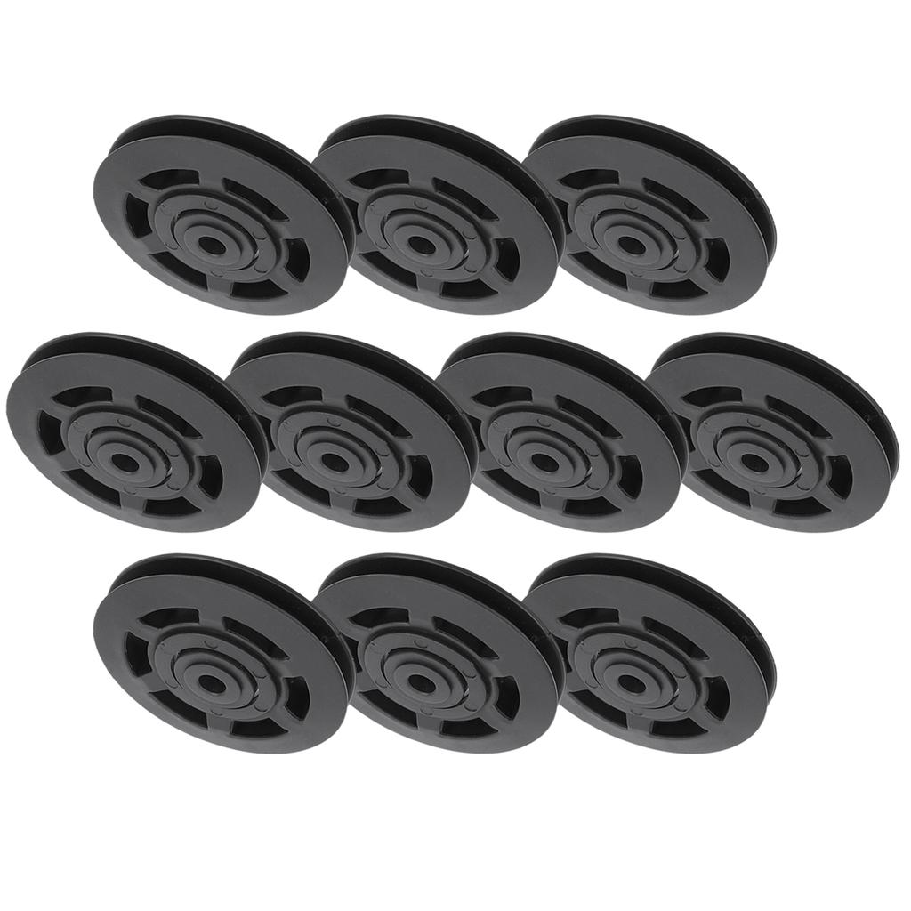 10 шт./компл. 95 мм Универсальное нейлоновое колесо шкива с подшипником Замена для тренажерного зала