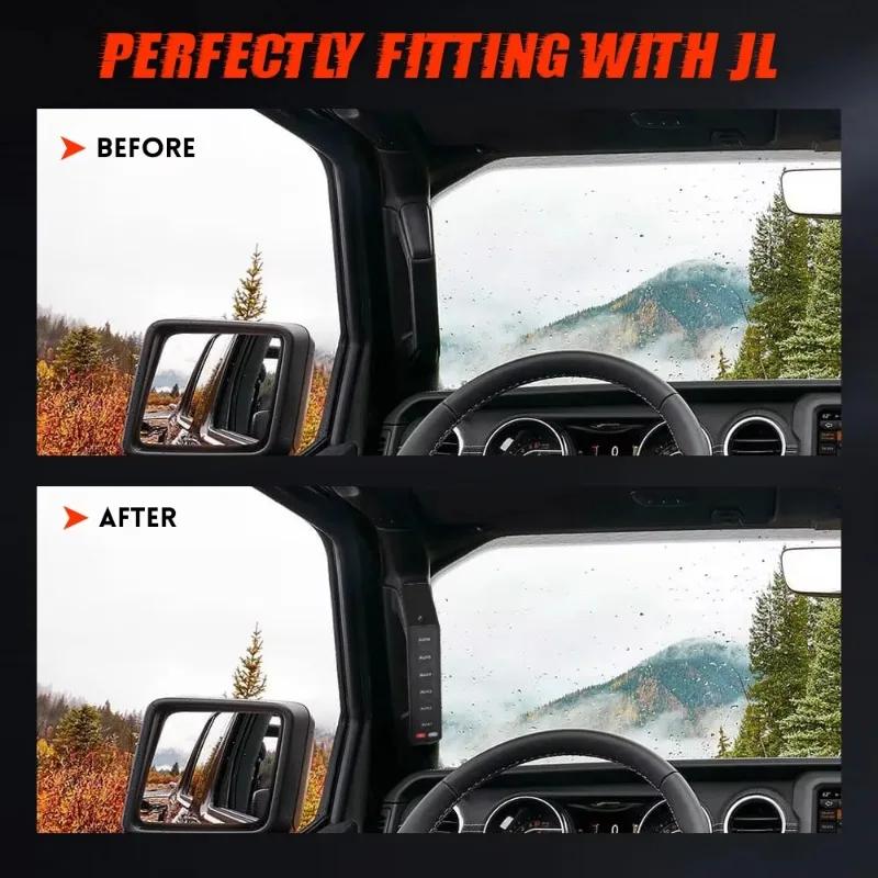 Grab Handle Switch Panel for Jeep Wrangler JL 2018-2025 Multifunction Wireless Grab Handle Switch for Jeep Gladiator 2020-2025