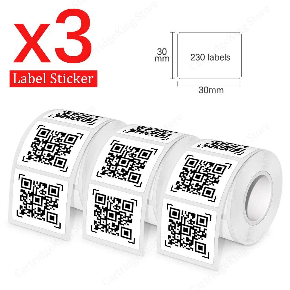 P50 Thermal Label Printer Similar To E210 M110 Adhesive Sticker Printer for Mobile Computer Mini Barcode Printer Portable Maker