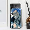 Чехол Grimmjow 6 Bleach для Samsung Galaxy Z Flip 7 6 5 4 3 5G Flip3 Flip4 Flip5 ZFlip6 ZFlip7 Черный Fundas Galaxy Z