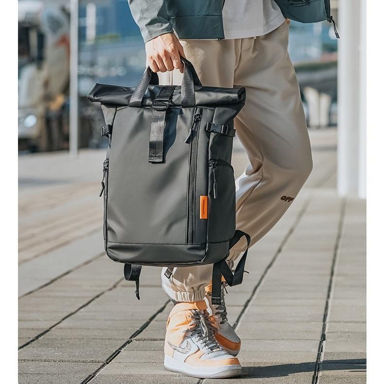 Мужская модная компьютерная сумка высокого класса, школьная сумка, водонепроницаемый мужской рюкзак из ткани Оксфорд большой емкости