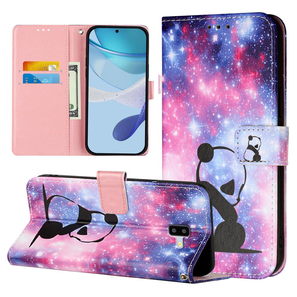 Милый кожаный чехол-книжка с подставкой для Samsung Galaxy J7 J7 Pro J6 J6 Plus J4 J4 Plus F62 F54 F42 F34 F23