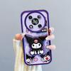 KEYSION Shockproof Case for Itel RS4 with Lanyard Soft Silicone Cute 3D Cartoon Doll Phone Back Cover for Itel RS4