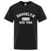 Мужская летняя повседневная хлопковая футболка Brooklyn East 1631 Нью-Йорк