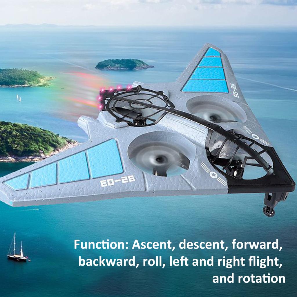 Пенный Дрон с дистанционным управлением, 2,4 ГГц, самолет с дистанционным управлением, вращение на 360 градусов, трюк для детей, детей 3