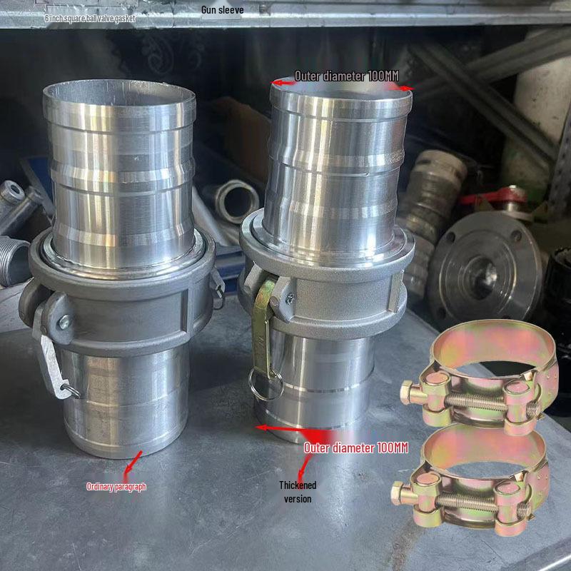 Aluminum Alloy Type C Male & Female Quick Coupler Hose Fittings with Reducing Lever