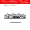 Applicable to Chevrolet, Jeep, Dodge, and Ford: High Country Car Emblem Tail Sticker