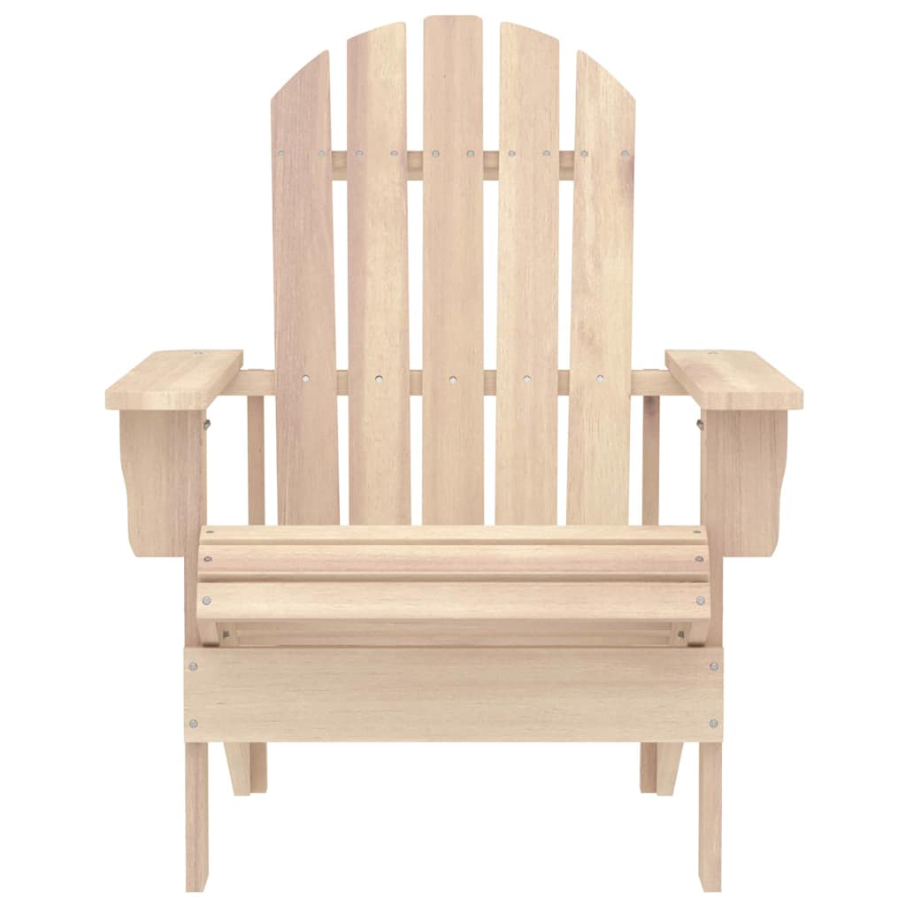 Adirondack Garden Chair with Table Solid Pine Wood