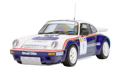 Гоночная серия Porsche 911 1984 Oman Rally Winner Пластиковая модель PN24011 Platz/NuNu 1/24 SC/RS