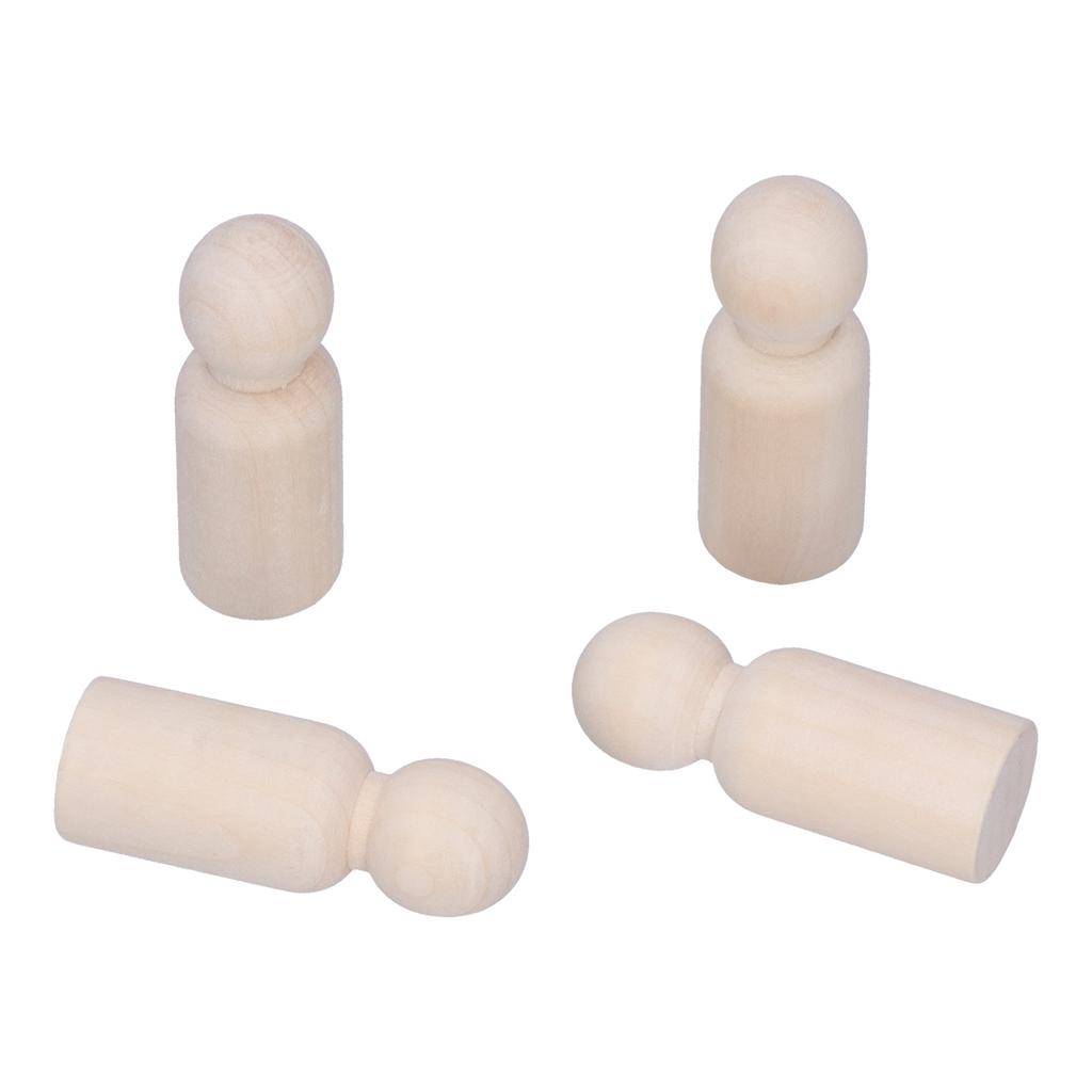 10 шт. незаконченных деревянных кукол-колышек, семейные куклы-колышки, набор для самостоятельной росписи граффити, мужской колышек