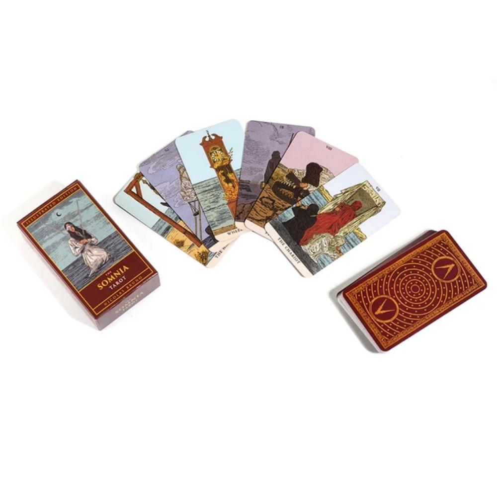 10,3*6 см колода Таро Сомния, иллюстрированное издание, серия из 78 карт, вдохновленная мечтами и кошмарами