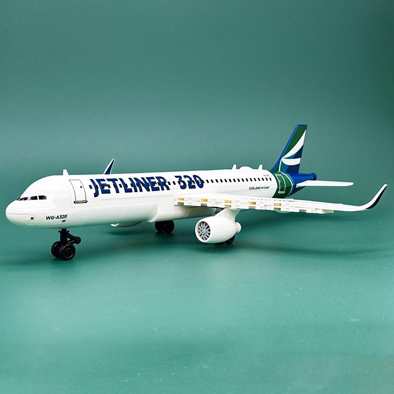 Самолет Airbus A320 Строительные Блоки 133 Детали Модель Коммерческого Самолета Набор для Сборки Игрушка для Детей Взрослых Авиационный Подарочный Набор