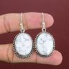 Серьги из хаулита Серьги из стерлингового серебра 925 пробы Серьги ручной работы Оригинальные ювелирные изделия из драгоценных камней Винтажные серьги Подарки на помолвку Ювелирные изделия с камнями по рождению