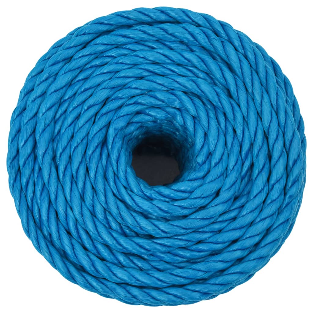 Vidaxl Linka Robocza, Niebieska, 12 Mm, 50 M, Polipropylen