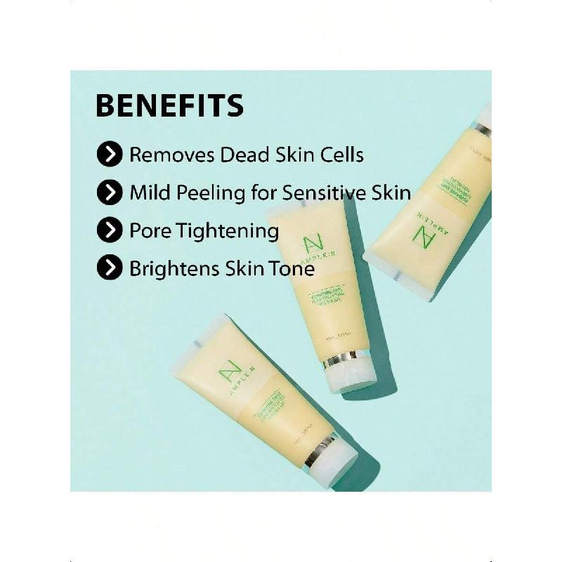 Обильный:N Очищающий пилинг-гель с тыквенными энзимами 100 мл | Корейский отшелушивающий гель с экстрактом центеллы азиатской и женьшеня | Идеально для жирной