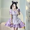 Japanese anime Minnie Mouse polka dot maid outfit Lolita dress, soft and cute cosplay Clothing Mickey Costume