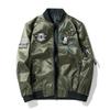 "Men's Double-Sided MA-1 Flight Jacket: Embroidered, Trendy, Large Size, Autumn/Winter Workwear"