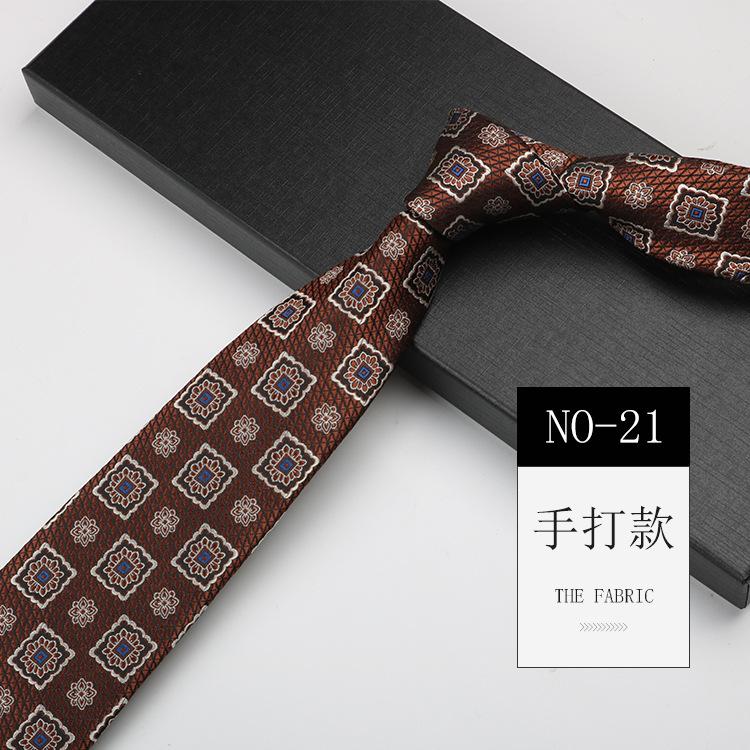 Деловой галстук мужской ручной работы, свадебный для жениха, для работы, банкетный, высококлассный узор, 8 см длиной