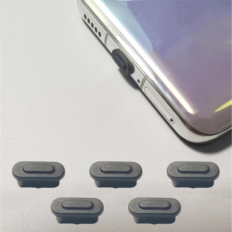 5/10 шт. Защитная крышка для порта зарядки USB, заглушки от пыли Type-C, универсальные пылезащитные колпачки Type C, пластиковая заглушка от пыли USB C