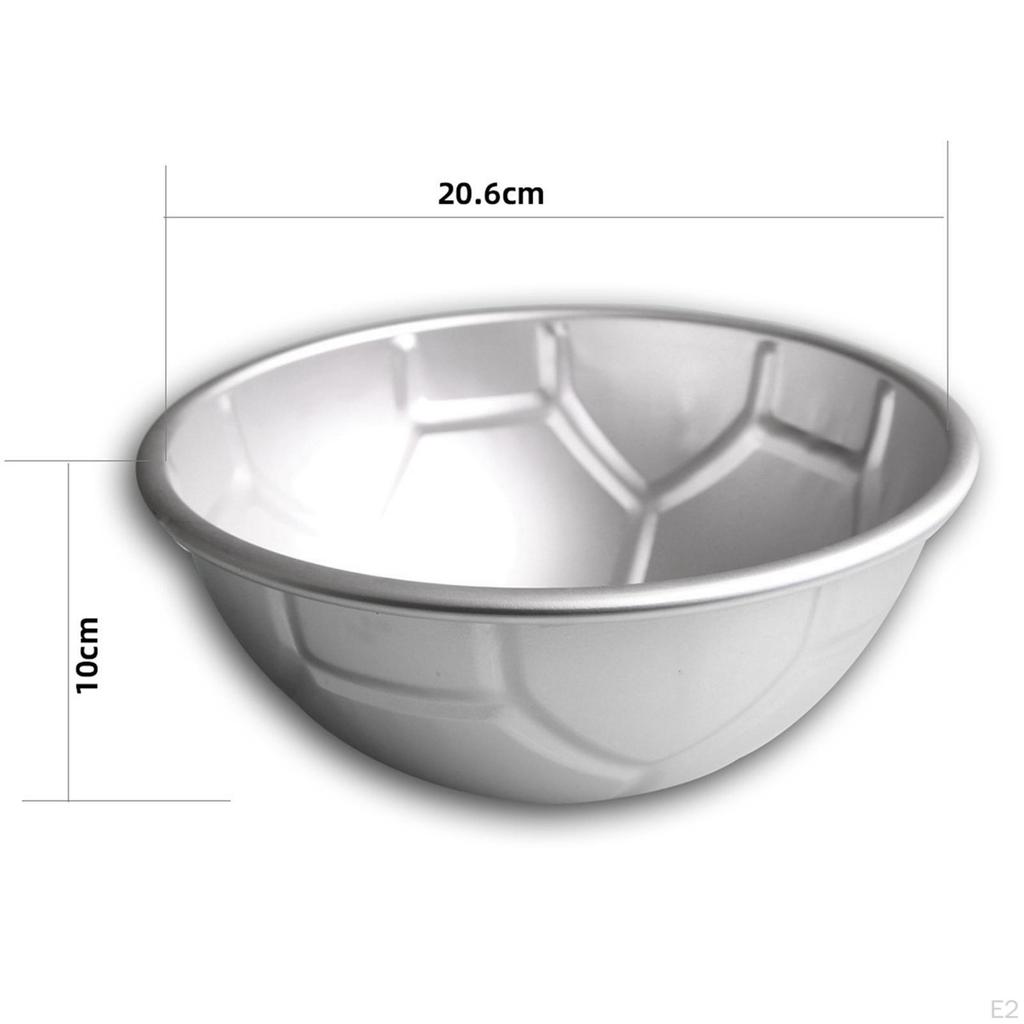 Football Cake Pan Aluminum Alloy Bakeware Tool Tin Baking for Birthday