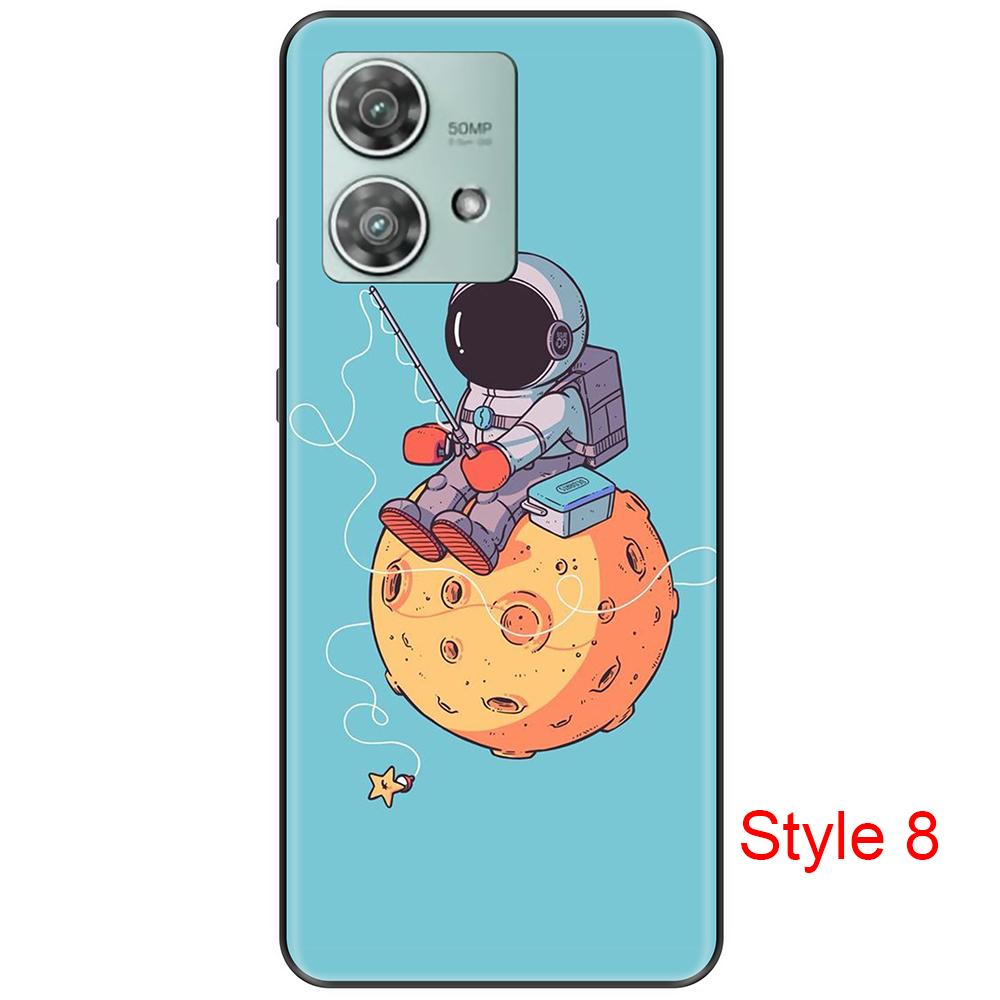 Чехол для Motorola Edge 40 Neo для Moto Edge 40 Neo, модный индивидуальный силиконовый защитный чехол, чехлы для телефонов Edge 40 Neo, силиконовый чехол против падения