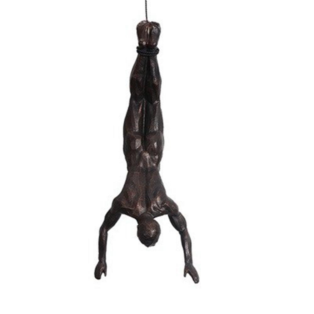 European Style Rock Climbe Statue Unique Abstract Character Pendant Living Room