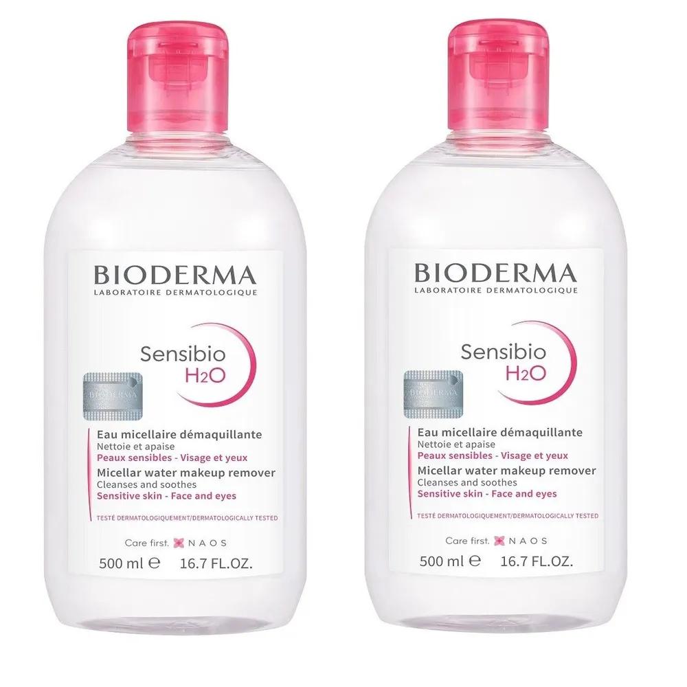 Bioderma Cleansing Water 500ml x 2 Pack - Sensibio