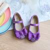 Baby Jam Girls' Sandy Ribbon (LED) Flat Purple-Y876