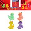 Cute Semi-transparent Lucky Dragon Resin Figurine Desk Ornament Blind Box Accessory