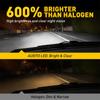 AUXITO 2Pcs 20000LM H4 9003 LED Headlight Bulbs Canbus No Error H4 HB2 LED Hi/Lo Beam 100W Car Head Lamps 6000K White Auto Light
